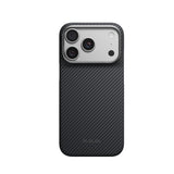 Pitaka iPhone 17 Pro/iPhone 18 Pro Kuori Edge MagSafe Black/Grey Twill