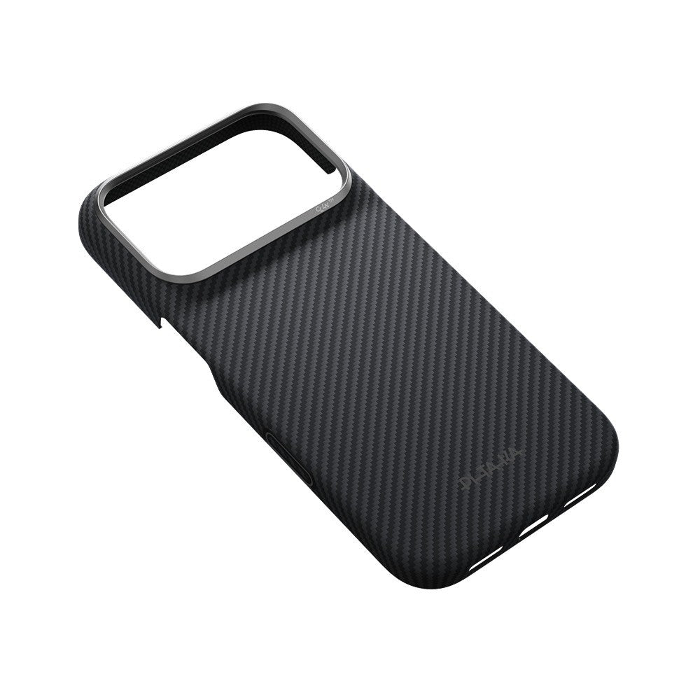 Pitaka iPhone 17 Pro/iPhone 18 Pro Kuori Edge MagSafe Black/Grey Twill