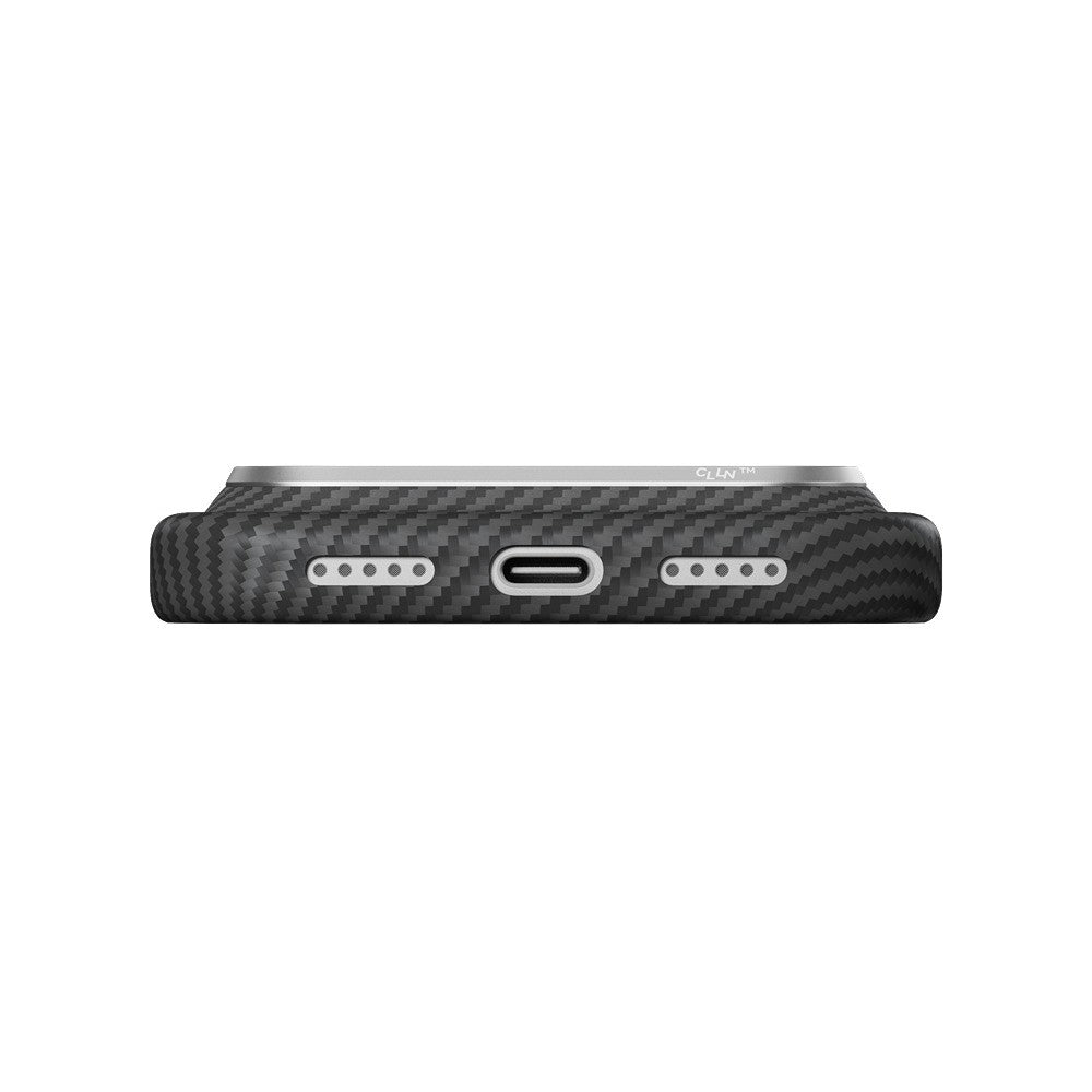 Pitaka iPhone 17 Pro/iPhone 18 Pro Kuori Edge MagSafe Black/Grey Twill
