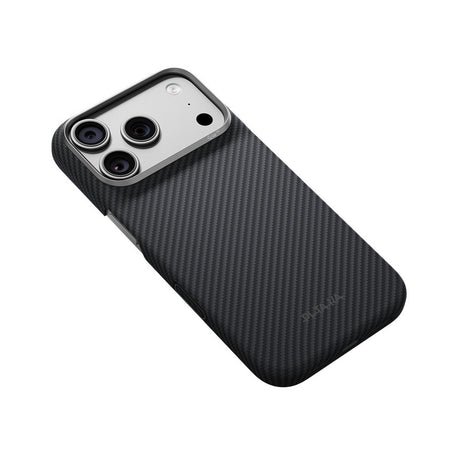 Pitaka iPhone 17 Pro/iPhone 18 Pro Kuori Edge MagSafe Black/Grey Twill