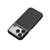 Pitaka iPhone 17 Pro/iPhone 18 Pro Kuori Edge MagSafe Black/Grey Twill