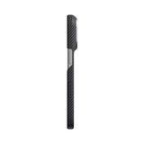 Pitaka iPhone 17 Pro/iPhone 18 Pro Kuori Edge MagSafe Black/Grey Twill