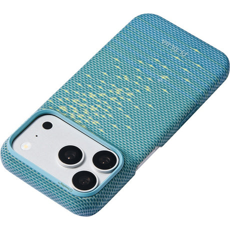Pitaka iPhone 17 Pro/iPhone 18 Pro Kuori Edge MagSafe Lucid Blue