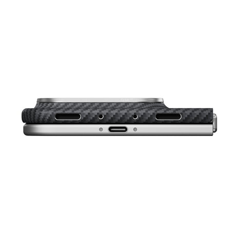Pitaka iPhone Duo Kuori Edge MagSafe Black/Grey Twill
