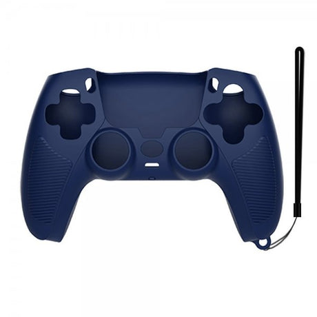 PlayStation 5 DualSense-ohjaimen kuori ja hihna, sininen