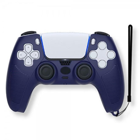 PlayStation 5 DualSense-ohjaimen kuori ja hihna, sininen