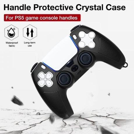 PlayStation 5 DualSense -ohjainsuoja hihnalla, musta
