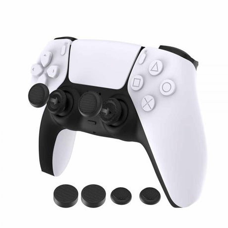 PlayStation 5 -peliohjaimen peukalokahvat, 4 kpl, musta