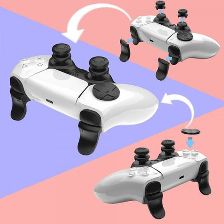 PlayStation 5 -peukalosuojat liipaisinkorottimet D-pad-liukueste