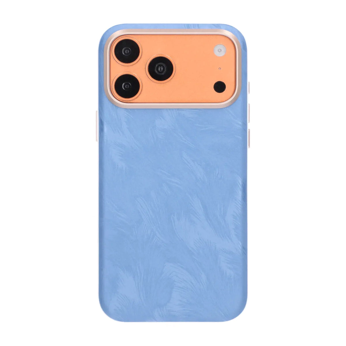 iPhone 17 Pro/iPhone 18 Pro Kuori Plumtextur MagSafe Sininen