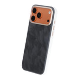 iPhone 17 Pro Max/iPhone 18 Pro Max Kuori Plumtextur MagSafe Musta