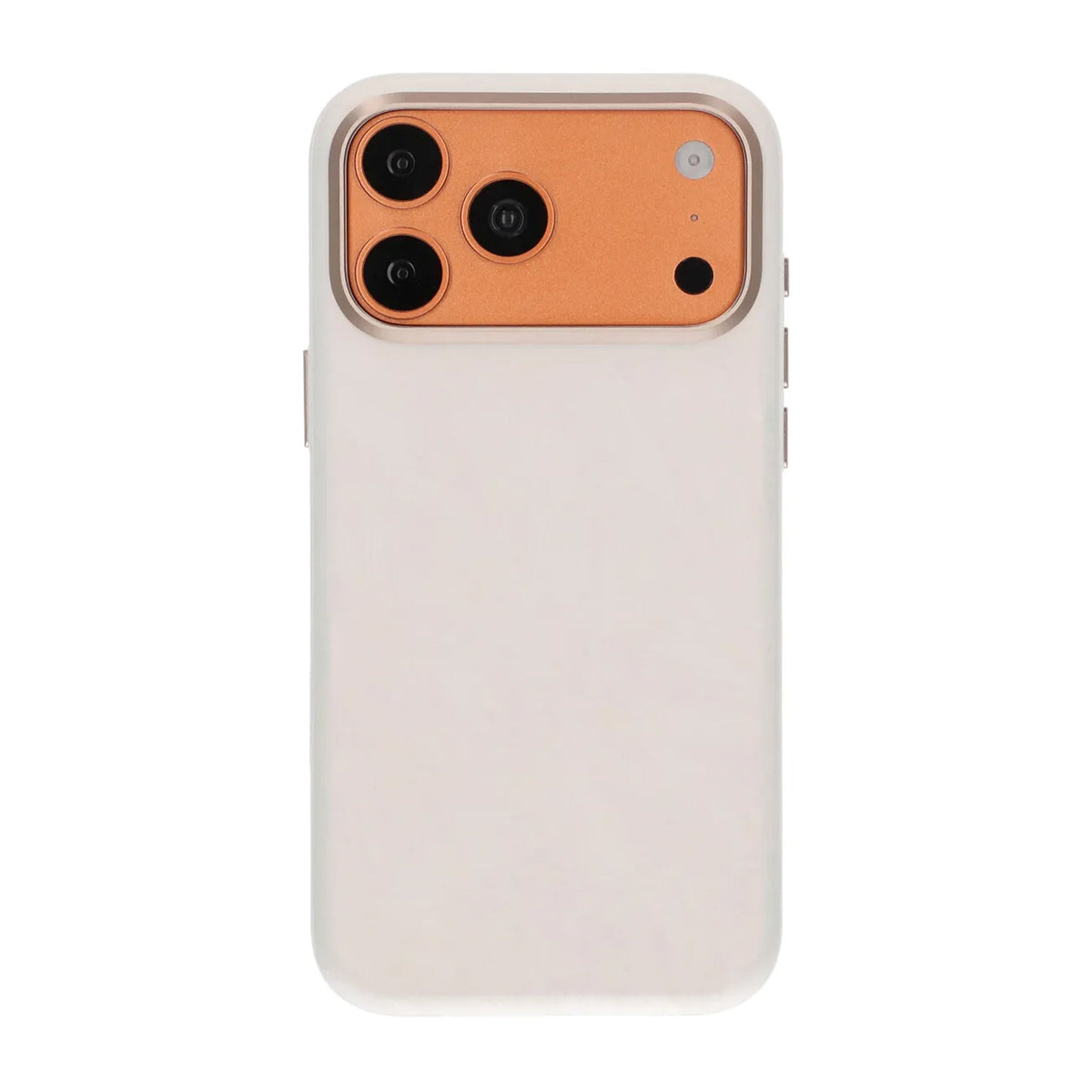 iPhone 17 Pro Max/iPhone 18 Pro Max Kuori Plumtextur MagSafe Valkoinen
