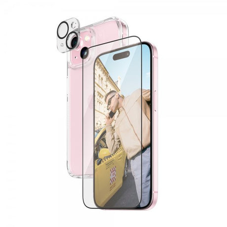 PanzerGlass iPhone 15 3-in-1-paketti
