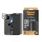 PanzerGlass iPhone 15 Pro Max 3-in-1 Bundle Set Privacy