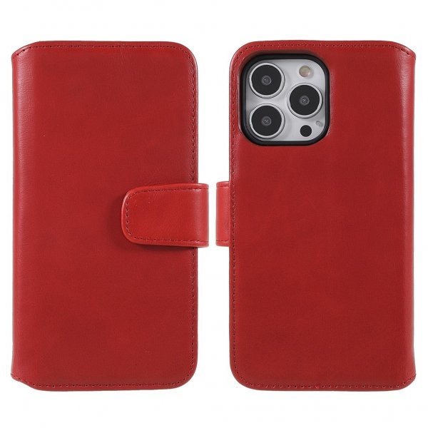 Nordic Covers iPhone 14 Pro -suojakuori Essential Leather Poppy Red