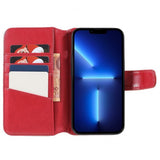 Nordic Covers iPhone 14 Pro -suojakuori Essential Leather Poppy Red
