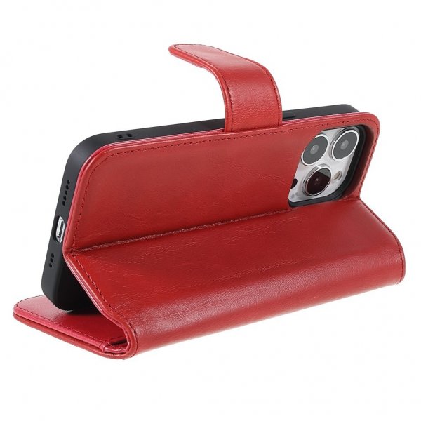 Nordic Covers iPhone 14 Pro -suojakuori Essential Leather Poppy Red