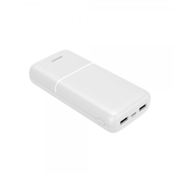 Deltaco-varavirtalähde, 20 000 mAh, valkoinen