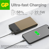 GP Powerbank M2+ 10 000 mAh Beige -varavirtalähde