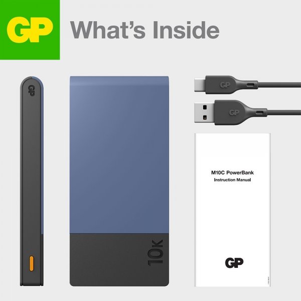 GP Powerbank M2+ 10 000 mAh Sininen