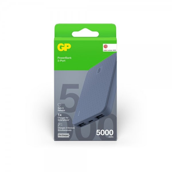 GP Powerbank Plus 5000 mAh Sininen