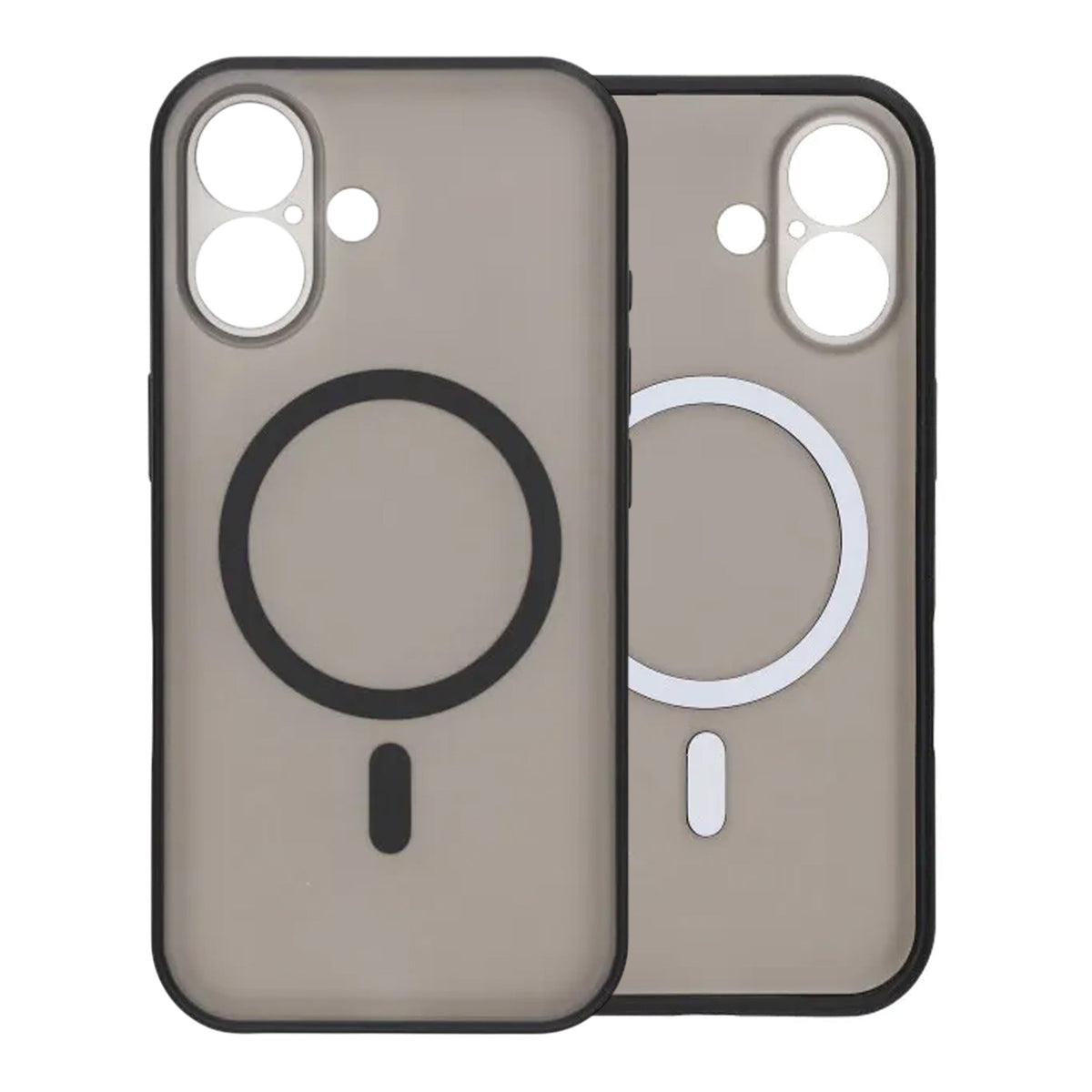 iPhone 16 Kuori Kameran linssinsuojus MagSafe Musta