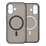 iPhone 16 Kuori Kameran linssinsuojus MagSafe Musta