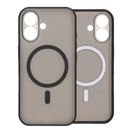 iPhone 16 Kuori Kameran linssinsuojus MagSafe Musta