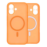 iPhone 16 Kuori Kameran linssinsuojus MagSafe Oranssi
