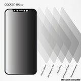 Copter iPhone Xs Max/11 Pro Max -näytönsuoja, Exoglass Curved Privacy