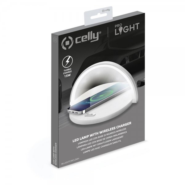 Celly ProLight LED-lamppu langaton laturi