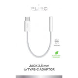 Puro Adapter USB-C–3.5 mm AUX Valkoinen