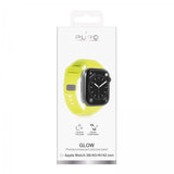 Puro Apple Watch 38/40/41/42mm ranneke, hehkuva keltainen