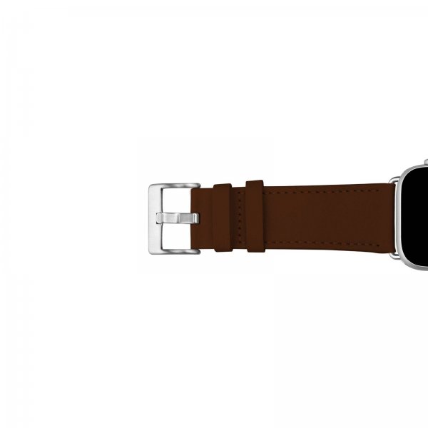 Puro Apple Watch 38/40/41/42mm ranneke E-Classic, ruskea
