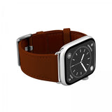 Puro Apple Watch 38/40/41/42mm ranneke E-Classic, ruskea