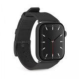 Puro Apple Watch 44/45/46/Ultra 49mm ranneke E-Classic Musta