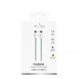 Puro Kabel Fabrik 2.0 60W USB-C–USB-C 1.5m Island Mist