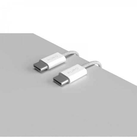 Puro Kabel Fabrik 2.0 60W USB-C–USB-C 1,5 m valkoinen