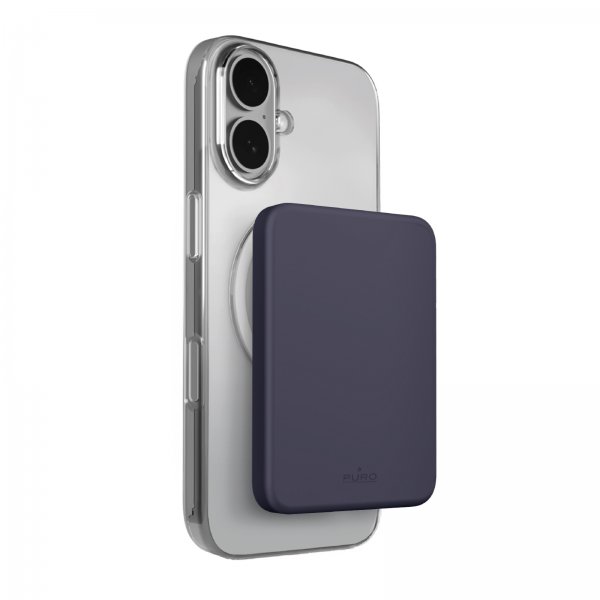 Puro MagSafe Powerbank Mini Power Mag Crown Blue