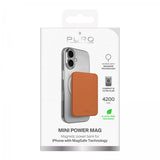 Puro MagSafe Powerbank Mini -varavirtalähde Mag Orange