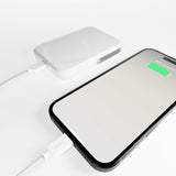 Puro Powerbank Stand Power Mag 5000 mAh, valkoinen