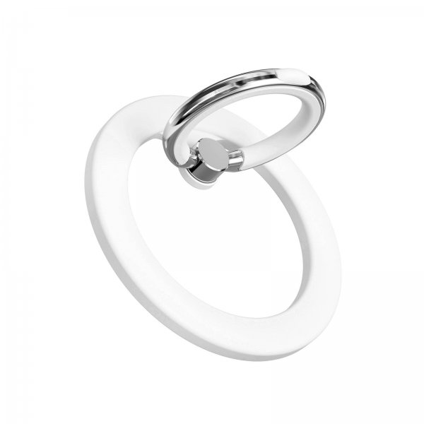 Puro MagSafe-mobiilisormus Mag Loop Ring Stand, valkoinen