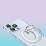 Puro MagSafe-mobiilisormus Mag Loop Ring Stand, valkoinen