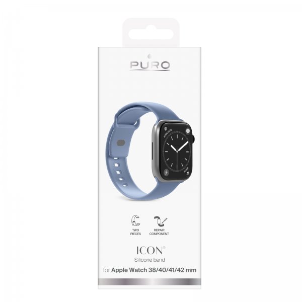 Puro Apple Watch 38/40/41/42mm ranneke Icon Ice Blue