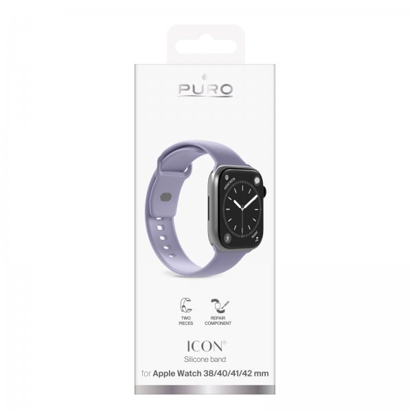 Puro Apple Watch 38/40/41/42mm ranneke Icon Lavender