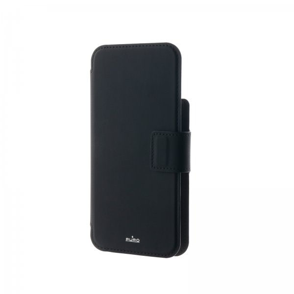 Puro iPhone 13 Pro/iPhone 14 Pro -suojakuori MagSafe Folio musta