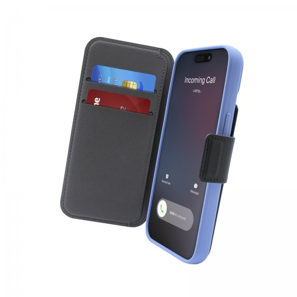 Puro iPhone 13 Pro/iPhone 14 Pro -suojakuori MagSafe Folio musta