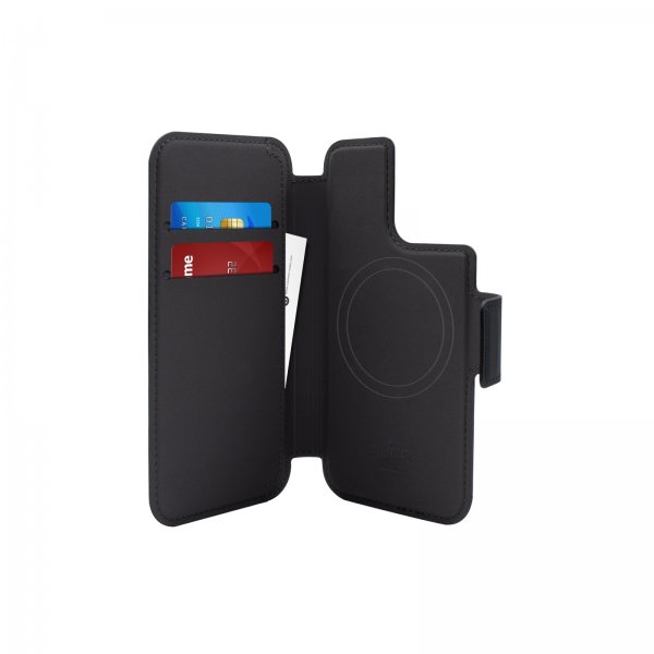 Puro iPhone 13 Pro Max/iPhone 14 Pro Max Suojakotelo MagSafe Folio Musta
