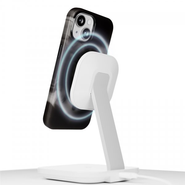 Puro iPhone 15 -kuori Aqua musta