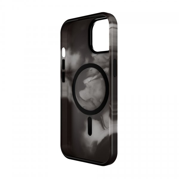 Puro iPhone 15 -kuori Aqua musta